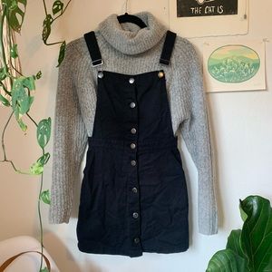 Black Overall Dress